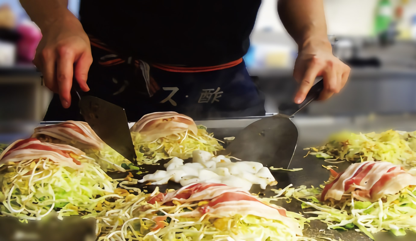 1枚いちまい丁寧に焼き上げます